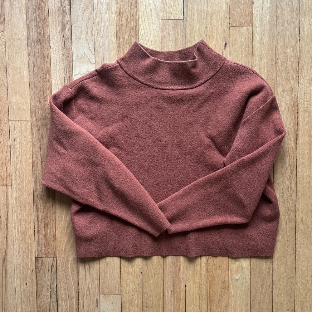Anthropologie - Mock-neck pullover